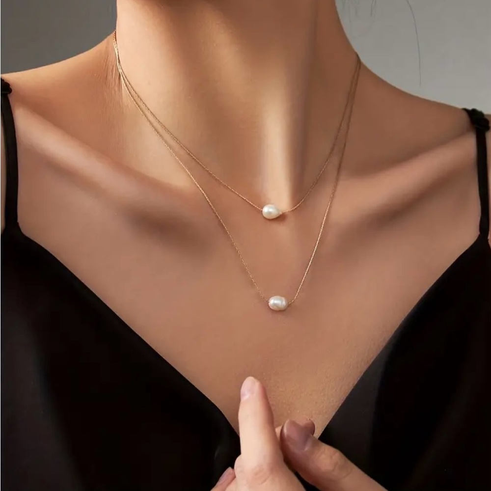 Faux  Pearl Necklace